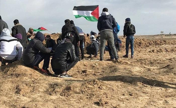قوات الاحتلال تطلق النار تجاه الشبان شرق خانيونس