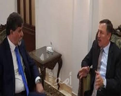 السفير عبد الهادي يطلع مبعوث الرئيس بوتين وممثلة المبعوث الأممي إلى سوريا على مستجدات الأوضاع السياسية