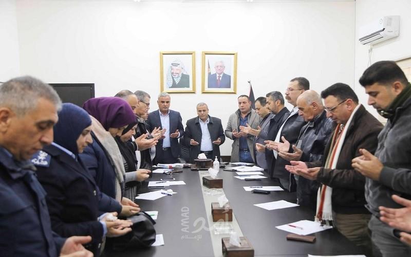 قلقيلية: اجتماع اللجنة المرورية في المحافظة