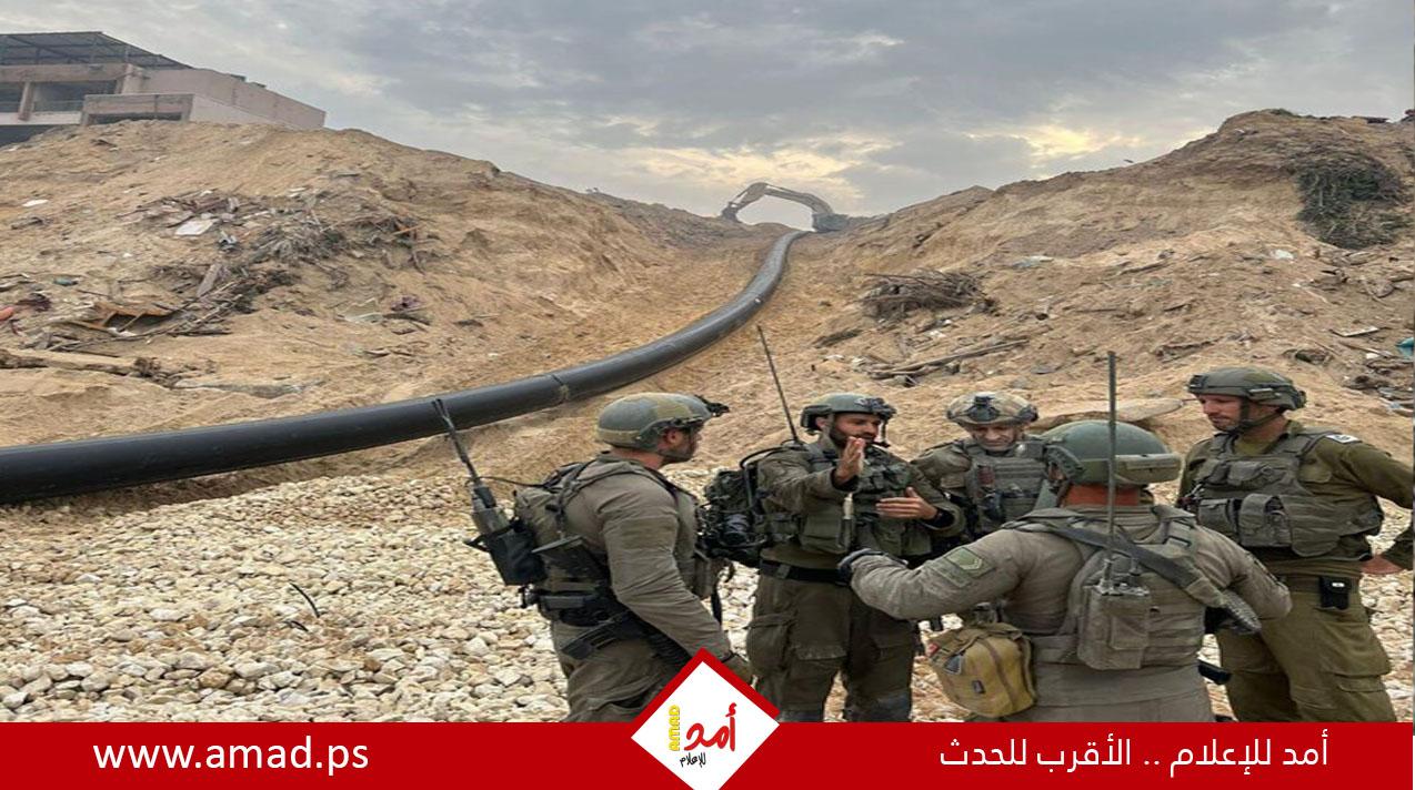 جيش الاحتلال يعترف رسميا بالبدء بضخ المياه في أنفاق حماس