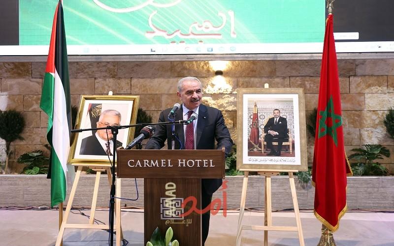 اشتية: نقدر عاليا ما أكد عليه الملك المغربي موقف بلاده الراسخ تجاه عدالة القضية الفلسطينية