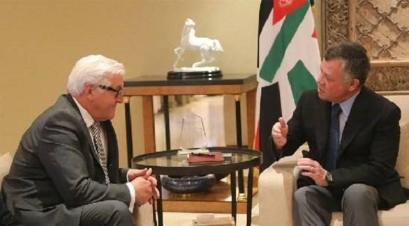 العاهل الاردني يكرر تاييده حل الدولتين