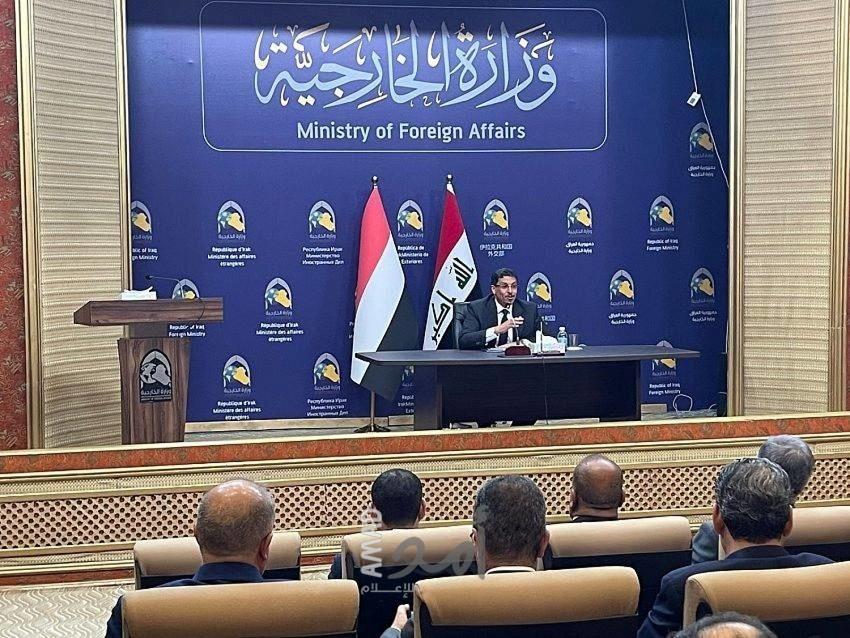وزير الخارجية اليمني:  تضافر الجهود لتعزيز  العلاقات مع العراق بمختلف المجالات