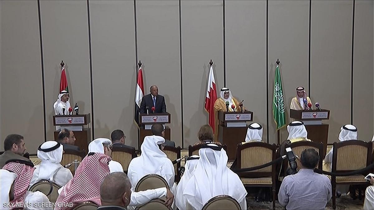 الدول الأربع: الحوار مع قطر حين تتوقف عن دعم الإرهاب