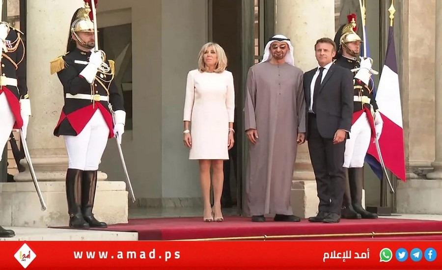 ماكرون يستقبل بن زايد.. وتوقيع اتفاقيات تشمل الطاقة