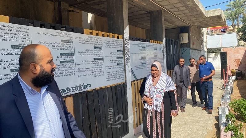 "شباب الأمة" يستقبل المحررة "أبو كميل" ووفداً من جمعية واعد
