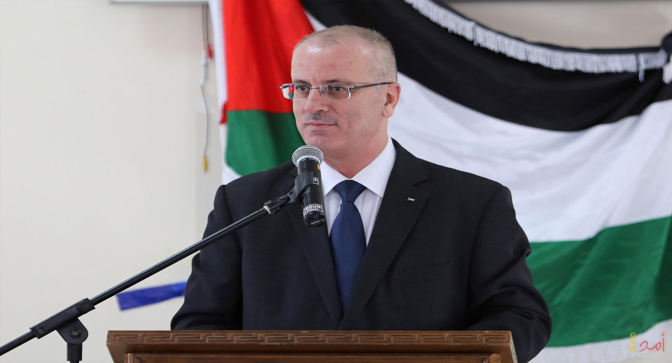 الحمد الله يستقبل وزير الدولة الايرلندي لشؤون الدفاع