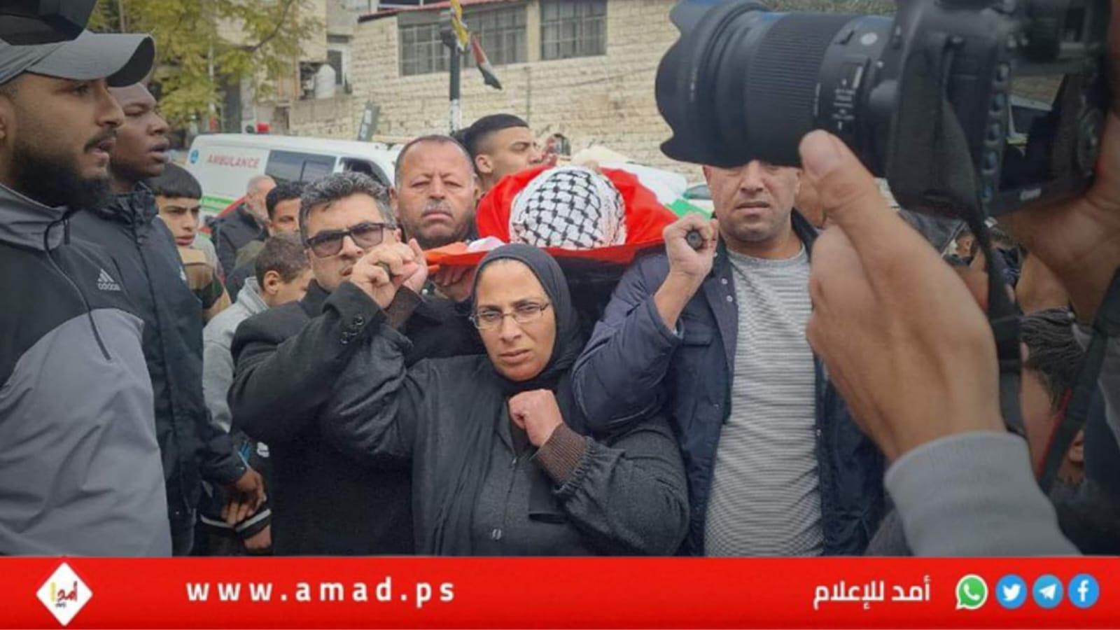 نابلس تُشيِّع جثمان الشهيد منتصر الشوا إلى مثواه الأخير