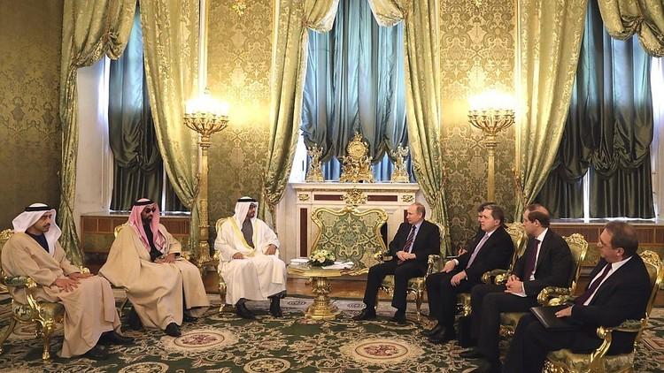 بوتين يلتقي بن زايد ويبحثات التحديات في المنطقة بما فيها مكافحة الارهاب
