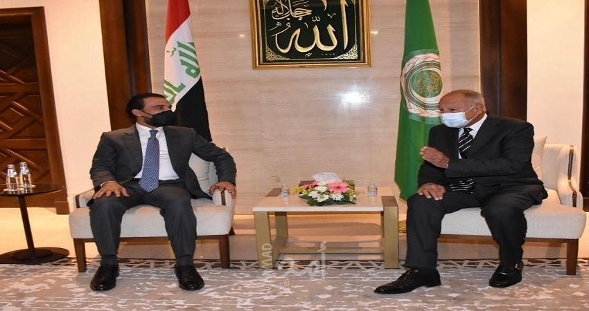 ابو الغيط يؤكد لـ"رئيس مجلس النواب العراقي" دعم الجامعة العربية للعملية الانتخابية القادمة