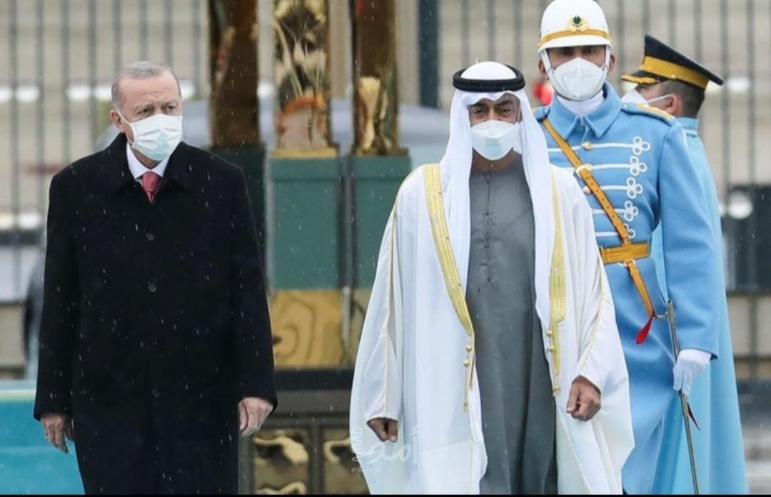 بن زايد وأردوغان يؤكدان على التعاون المشترك لمواجهة التحديات في المنطقة