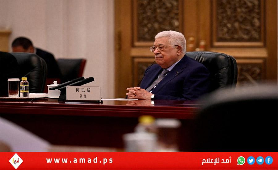 الرئيس عباس يهاتف سعيد أبو علي مطمئنا على صحته