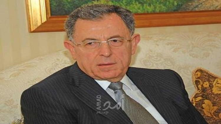 السنيورة: تطوير النظام اللبناني لا يُبحث تحت تهديد السلاح والشارع!