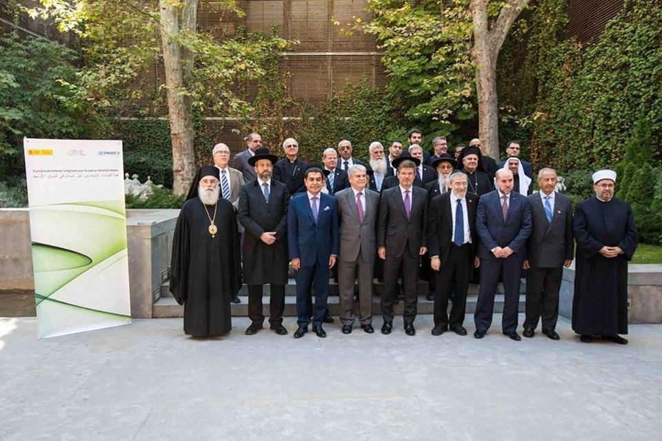 في مؤتمر "الأديان"..الفالوجي: الصراع القائم في المنطقة اساسه سياسي وليس ديني
