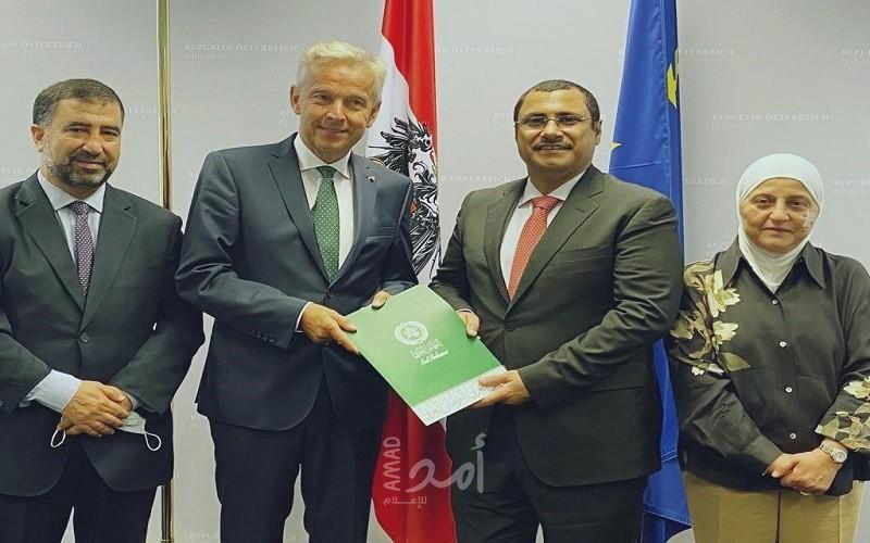 "العسومي": القمة البرلمانية العالمية الأولى في فيينا ستناقش مبادرة البرلمان العربي بشأن مكافحة الإرهاب في منطقة الساحل