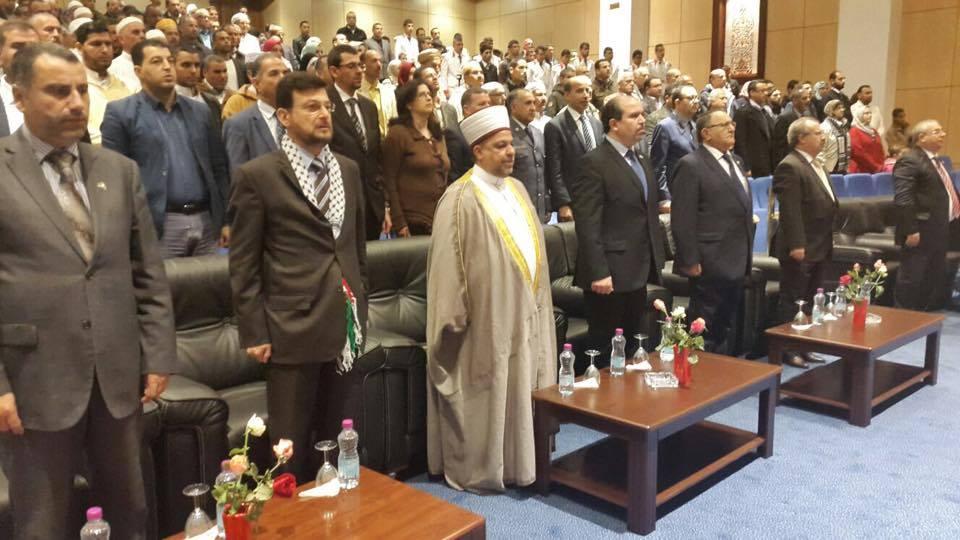 الوزير ادعيس يشارك في مهرجان نصرة القدس والاقصى والتضامن مع الشعب الفلسطيني في الجزائر