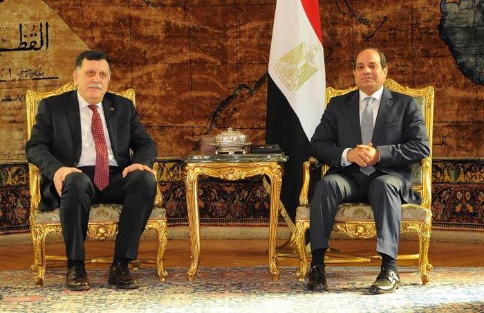 السيسي: ندعم الوفاق بين مختلف مكونات الشعب الليبى وإيجاد حل ليبى خالص يرسخ دعائم المؤسسات الوطنية