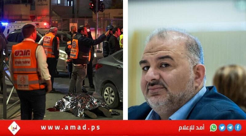 منصور عباس يدين "عملية القدس" الفدائية