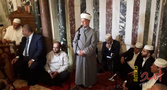 أوقاف القدس تحيي ذكرى الهجرة النبوية من داخل المسجد الأقصى