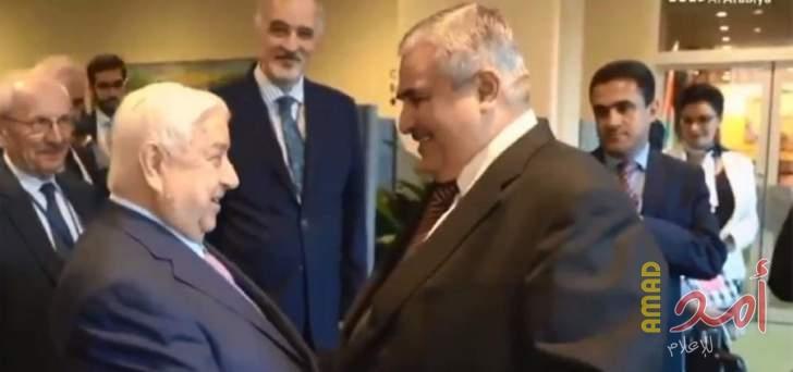 وزير خارجية البحرين: لقائى مع المعلم يأتى ضمن الحراك العربى لحل الأزمة السورية