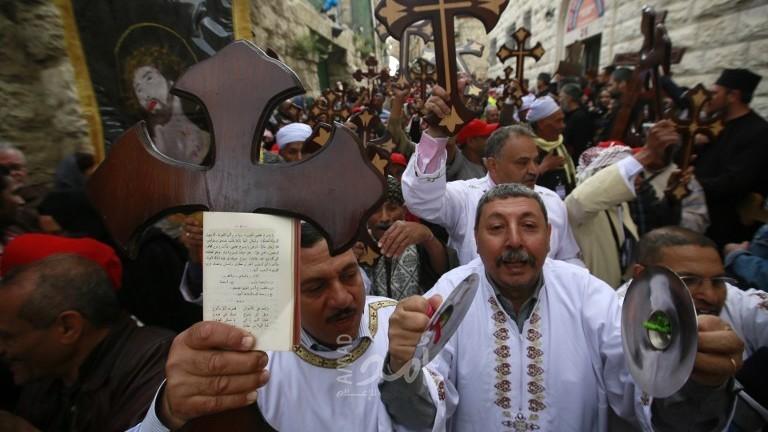 الكنائس التي تسير حسب التقويم الغربي تحتفل بـ"أحد الشعانين"