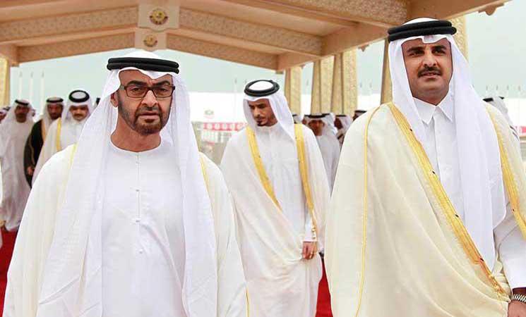 في زيارة لم يعلن عنها..أمير قطر وولي عهد أبوظبي يبحثان التطورات الإقليمية والدولية