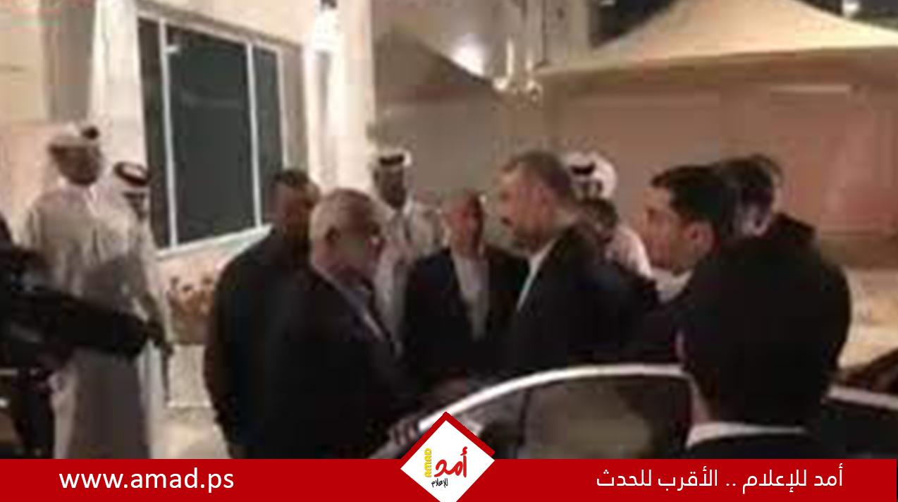 إسماعيل هنية يلتقي وزير الخارجية الإيراني في قطر-فيديو