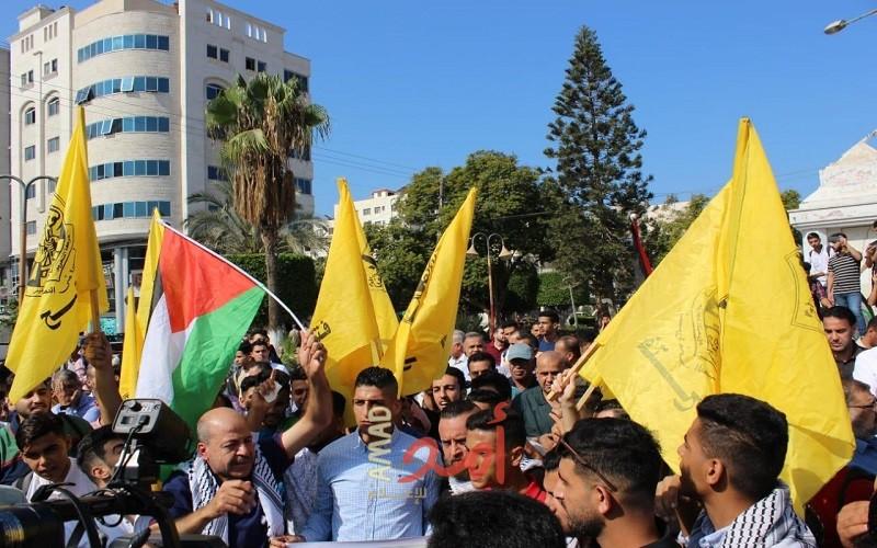غزة: خيمة عزاء للشهيد التميمي بدعوة من حركة فتح