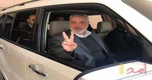 هنية يعود لقطاع غزة بعد لقاءه المخابرات المصرية