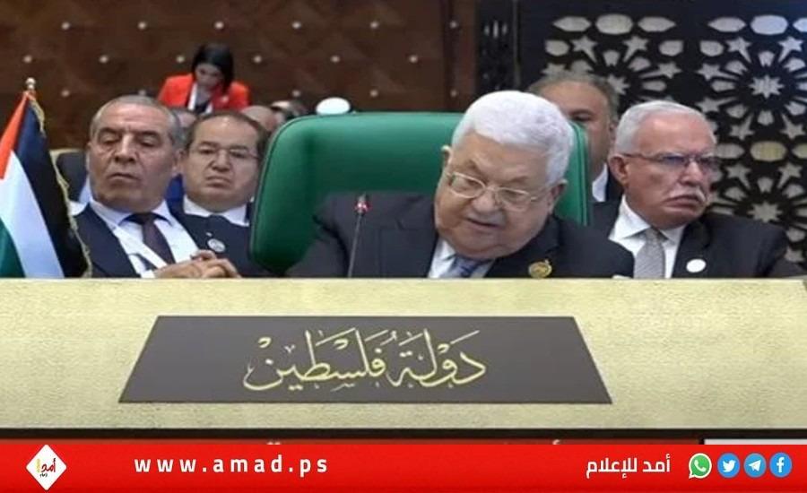 الرئيس عباس يجتمع مع نظيره التونسي