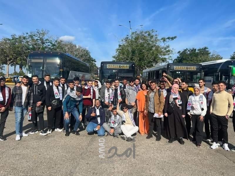 دائرة التربية والتعليم العالي": الدفعة الأولى من الطلبة الفلسطينيين ضمن منحة كوبا تصل لهافانا