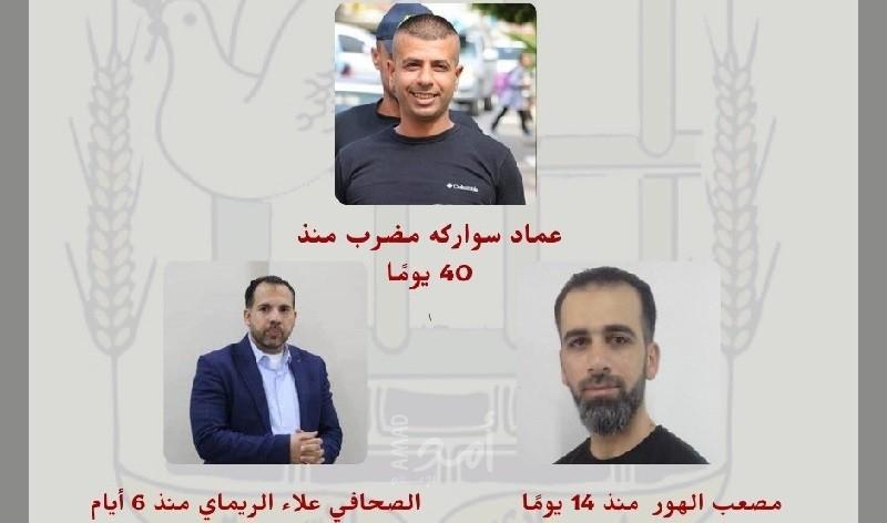 (40) يوماً على إضراب الأسير "عماد سواركه" رفضًا لاعتقاله الإداريّ في سجون الاحتلال