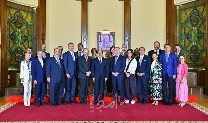 السيسي لوفد "الشؤون الإسرائيلية واليهودية" بكندا: حل القضية الفلسطينية مهم للعالم أجمع