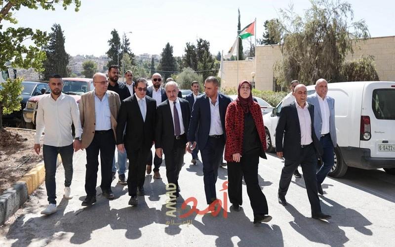 اشتية: صوامع قمح فلسطين مشروع استراتيجي لتحقيق الأمن الغذائي