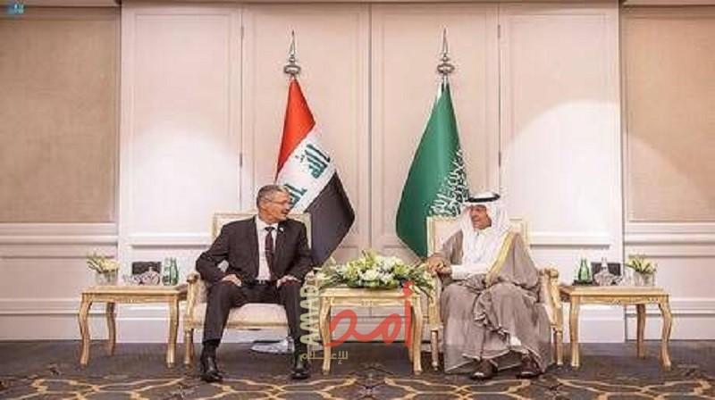 بيان مشترك من السعودية والعراق بعد لقاء بن سلمان وعبد الغني