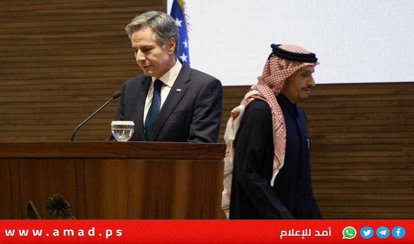 رسالة غير مسبوقة.. بلينكن طالب قطر بتهديد حماس بالطرد من الدوحة 