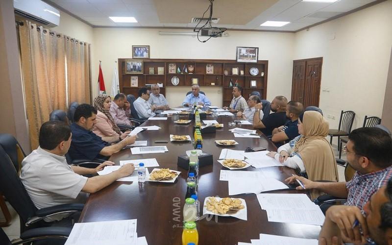اجتماع المنتدى الاقتصادي للتنمية المحلية لمدينة قلقيلية