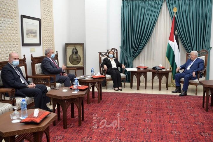 عباس يستقبل وزيرة الصحة