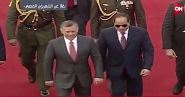 قمة مصرية أردنية بين الرئيس السيسى والملك عبد الله