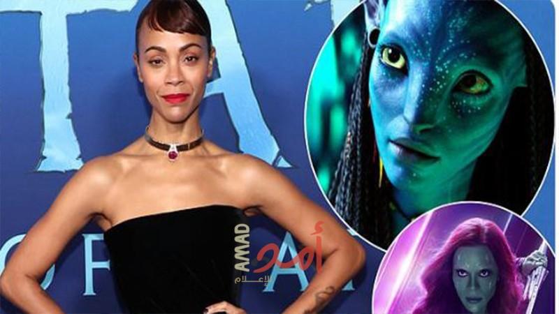 زوى سالدانا أول ممثلة تشارك فى 4 أفلام محققة أكثر من 2 مليار دولار