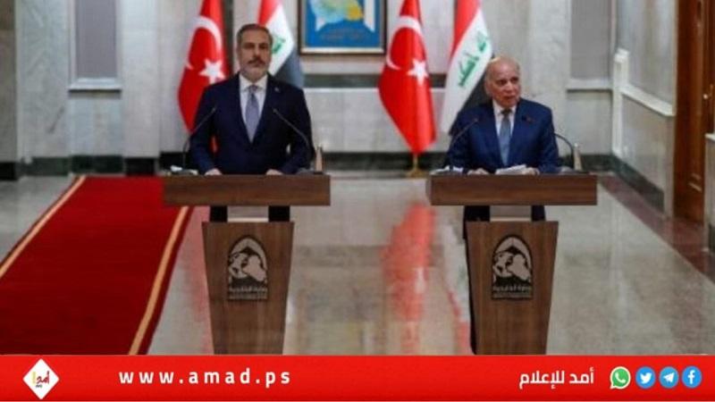 وزير الخارجية التركي يبحث في بغداد ملفات المياه والنفط وحزب العمال الكردستاني