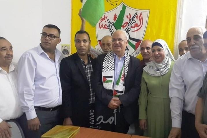 عريقات: "م.ت.ف" هي الممثل الشرعي والوحيد لشعبنا الفلسطيني و هي ضمانة لكرامتكم الوطنية