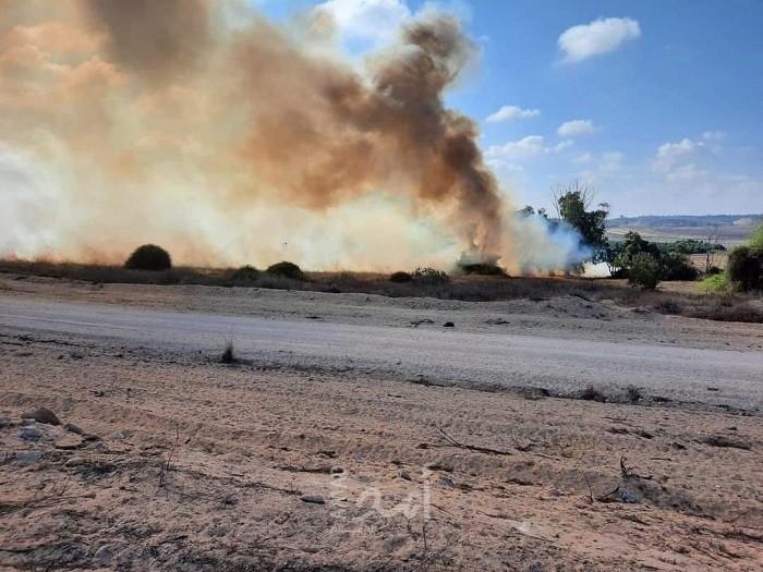 اندلاع حرائق في أحراش بلدات إسرائيلية بفعل بالونات حارقة أطلقت من غزة