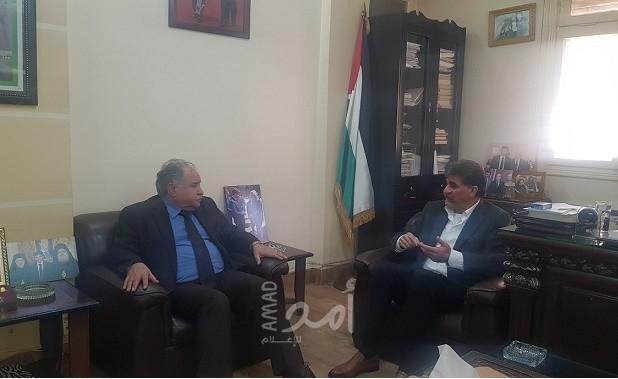 دمشق: عبد الهادي يستقبل مدير عام مؤسسة القدس الدولية