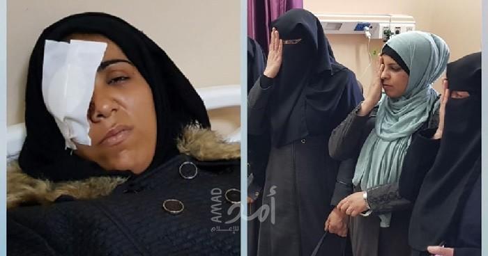 حملة تضامنية مع الجريحة "مي أبو رويضة" التي فقدت عينها برصاص قوات الاحتلال شرق البريج