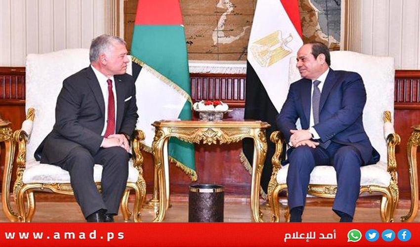 متحدث: قمة مصرية أردنية الأربعاء في القاهرة