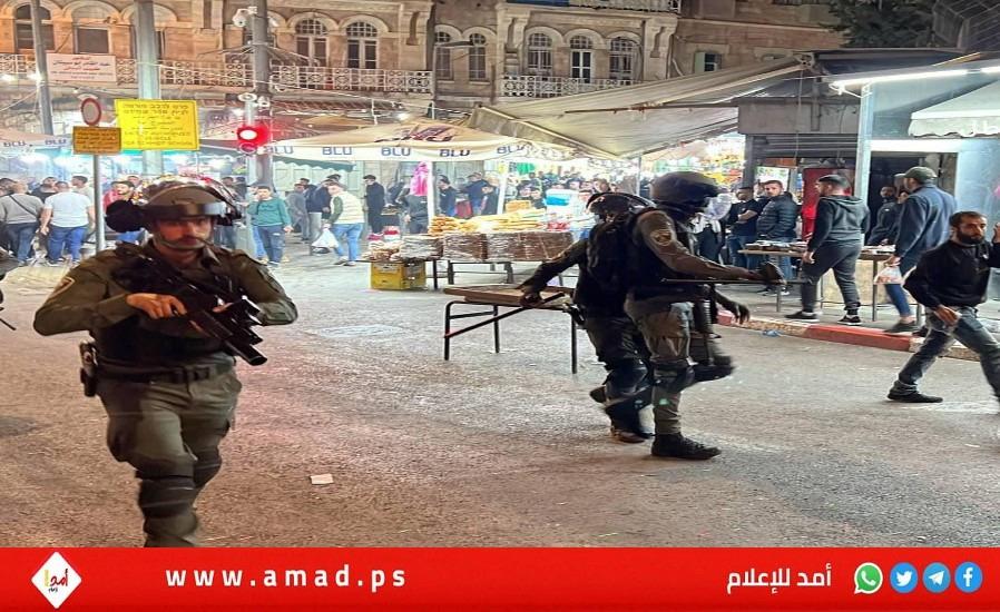 القدس: استنفار قوات الاحتلال عند باب العامود - فيديو