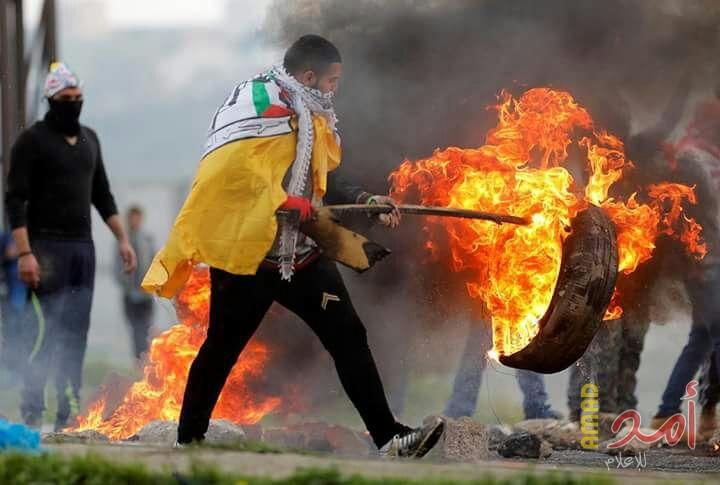 محدث بالصور.. في جمعة الغضب الـ 13.. اصابات في مواجهات مع قوات الاحتلال بمختلف مناطق الوطن