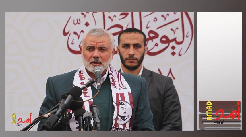 الحكومة الفلسطينية ترفض قرار إدارج "هنية" على قائمة الارهاب
