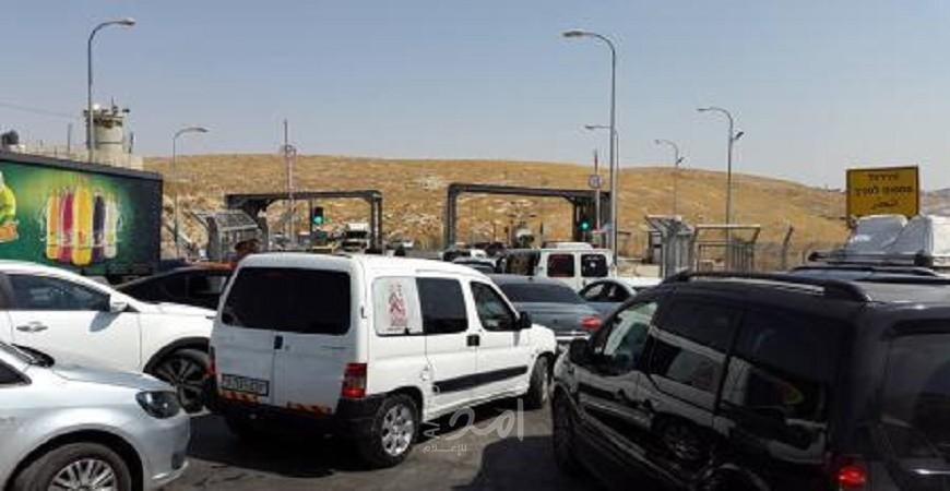 بيت لحم: قوات الاحتلال تغلق حاجز الكونتينر بشكل جزئي